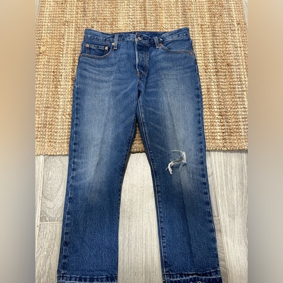 Levi’s 501 Crop Jeans Size 29 - Picture 1 of 4
